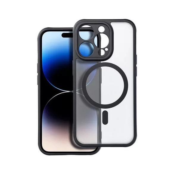 HUSĂ! - Husă Full Matte Mag Cover compatibilă cu MagSafe pentru IPHONE 16 PRO neagră