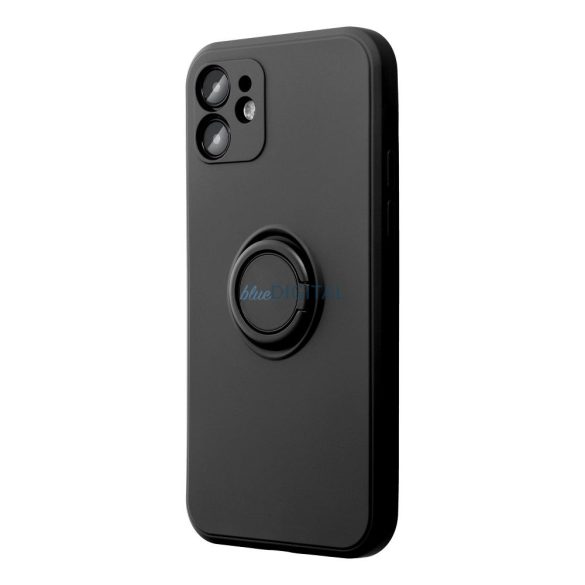 Husa SILICONE RING pentru IPHONE 16 PRO MAX neagra