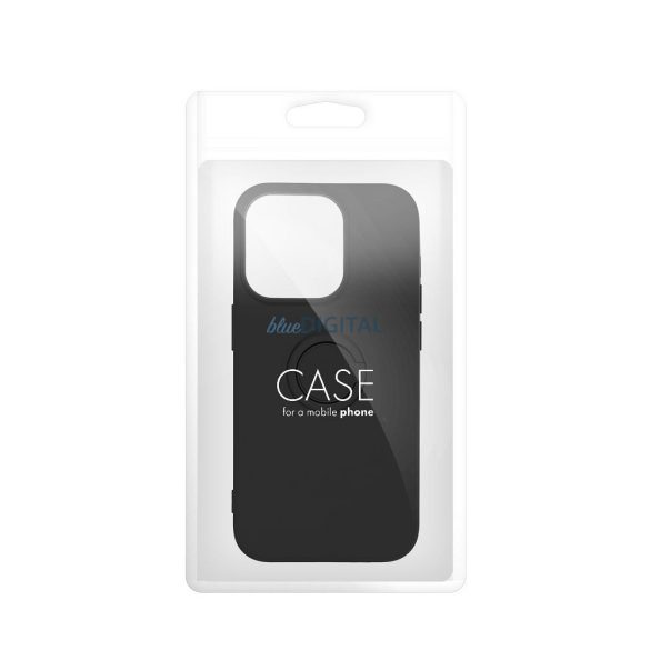 Husa SILICONE RING pentru IPHONE 16 PRO MAX neagra