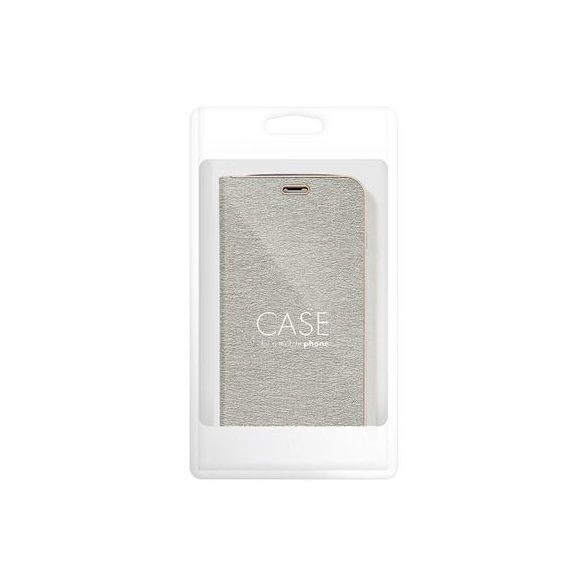 LUNA Book Gold pentru IPHONE 16 Pro Max argintiu