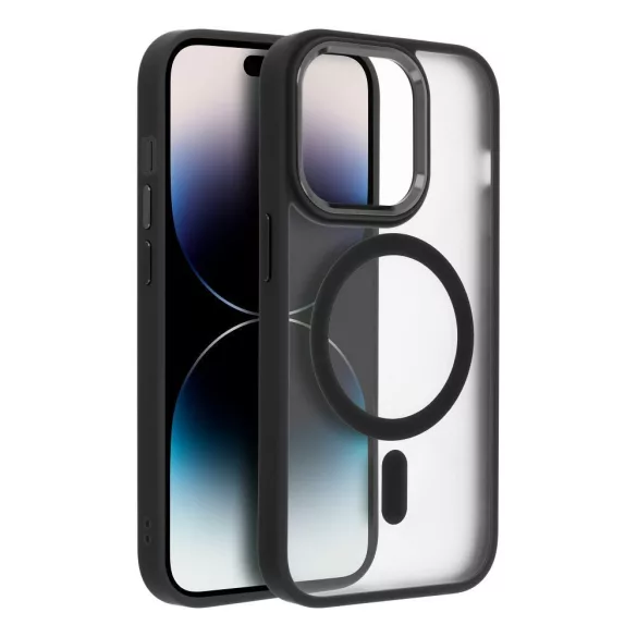 HUSĂ! - Husa MATTE MAG COVER compatibila cu MagSafe pentru IPHONE 16 Pro neagra