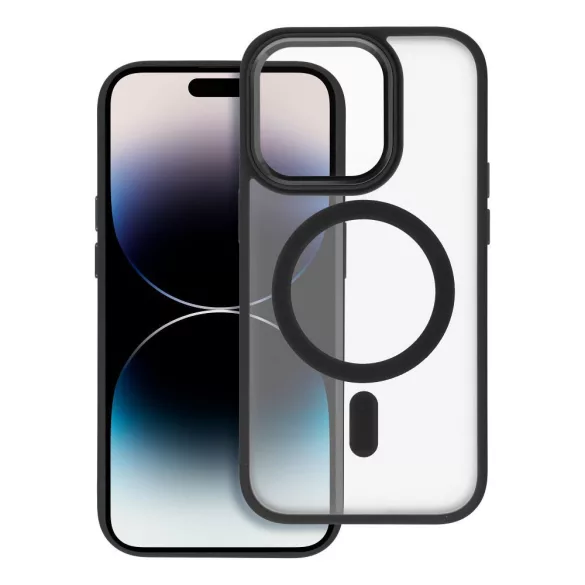 HUSĂ! - Husa MATTE MAG COVER compatibila cu MagSafe pentru IPHONE 16 Pro neagra