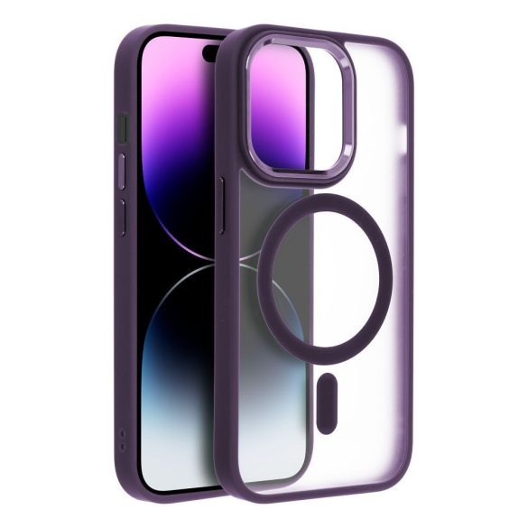 Husă MATTE MAG COVER compatibilă cu MagSafe pentru IPHONE 16 Pro Max violet