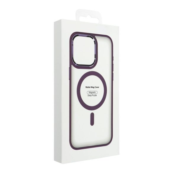 Husă MATTE MAG COVER compatibilă cu MagSafe pentru IPHONE 16 Pro Max violet