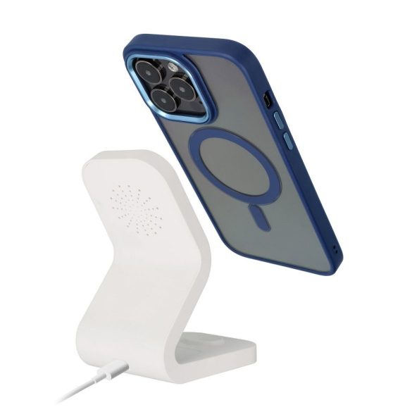 Husa COLOR EDGE MAG COVER compatibila cu MagSafe pentru IPHONE 16 Pro Max bleumarin