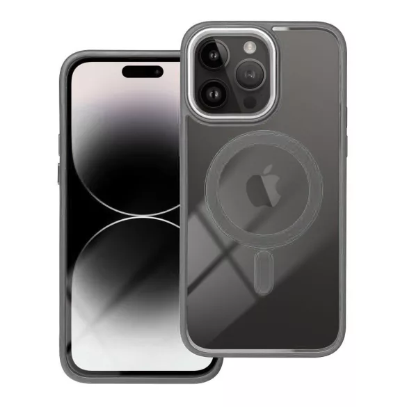 HUSĂ! - Husă COLOR EDGE MAG COVER compatibilă cu MagSafe pentru IPHONE 16 Pro gri titan