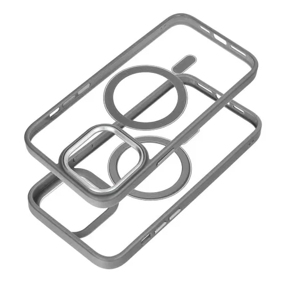 HUSĂ! - Husă COLOR EDGE MAG COVER compatibilă cu MagSafe pentru IPHONE 16 Pro gri titan