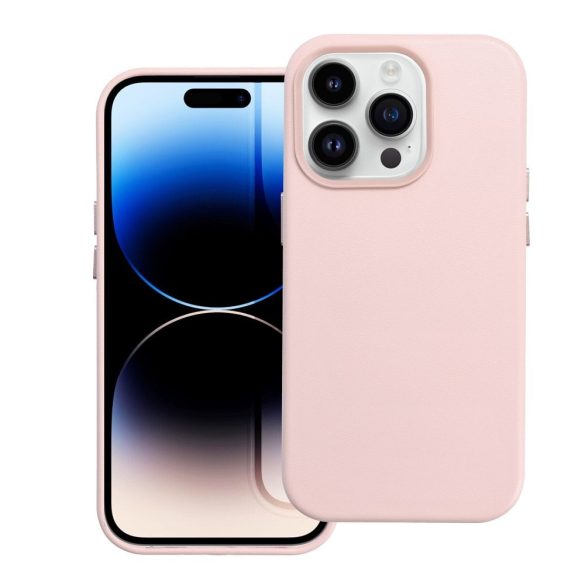 Husa LEATHER MAG COVER pentru IPHONE 16 Pro Max roz nisip