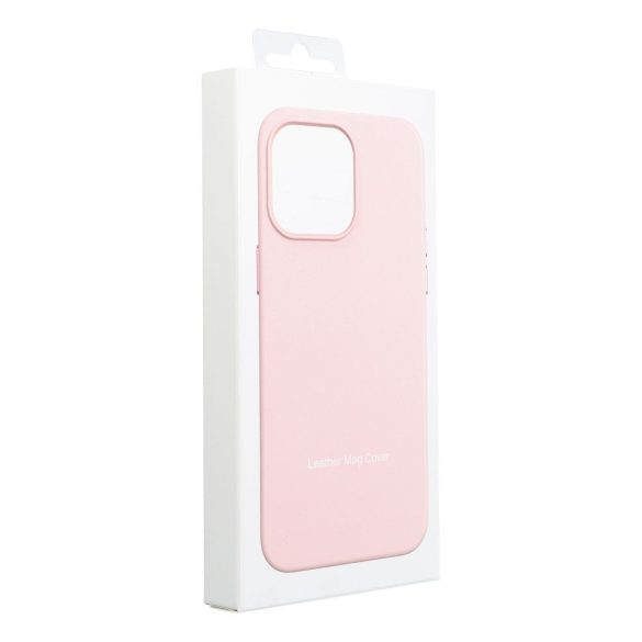 Husa LEATHER MAG COVER pentru IPHONE 16 Pro Max roz nisip