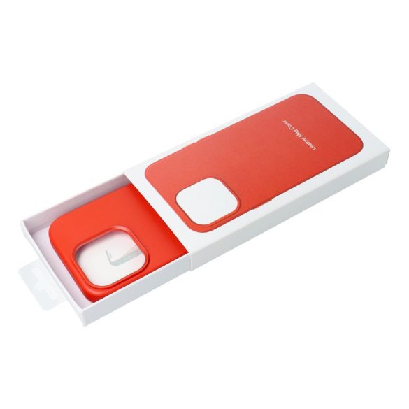 Husa LEATHER MAG COVER pentru IPHONE 16 Pro Max rosie