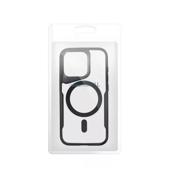 HUSĂ! - ERGOFIT NEWZONE Carcasă compatibilă MagSafe pentru iPhone 15 Pro Max - negru