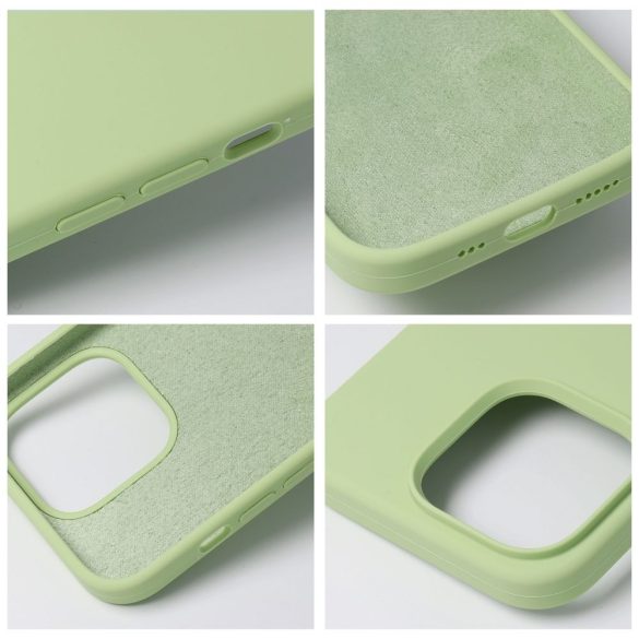 Husă Roar Cloud-Skin - pentru iPhone 16 Pro Max Verde deschis