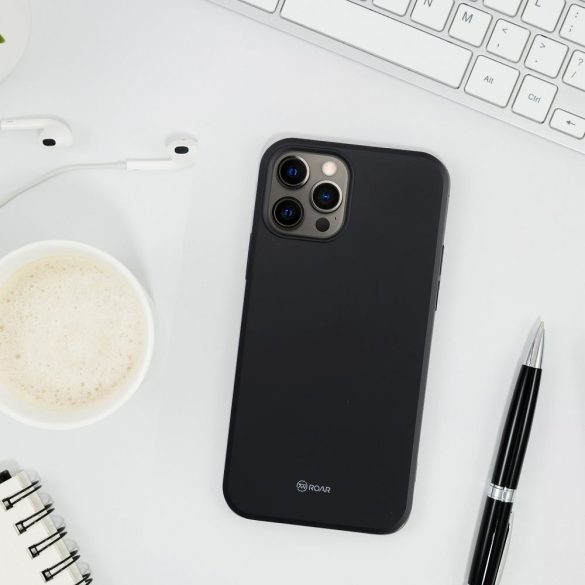 Husa Roar Colorful Jelly - pentru iPhone 16 neagra