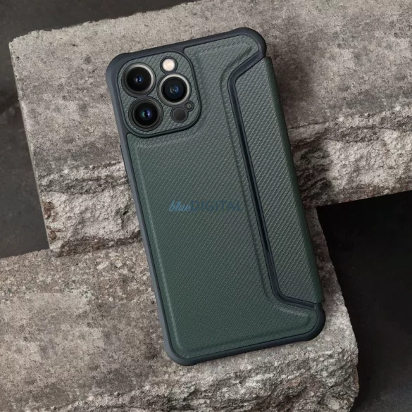 HUSĂ! - RAZOR Book pentru IPHONE 16 Pro verde închis