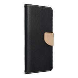 HUSĂ! - Husa FANCY Book pentru IPHONE 16 Plus neagra/aurie