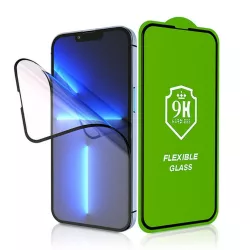   Bestsuit Flexible Hybrid Glass 5D pentru Apple iPhone 16 Plus negru