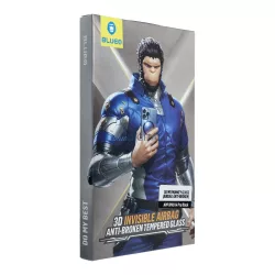   5D Mr. Monkey Glass (Airbag Anti-broken) film de sticlă cu finisaj negru iPhone 14 Pro