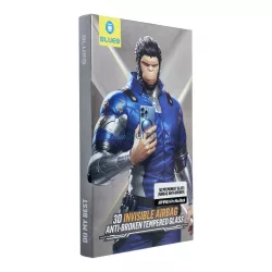   5D Mr. Monkey Glass (Airbag Anti-broken) film de sticlă cu finisaj negru iPhone 14 Pro Max