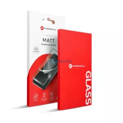   Sticlă temperată Forcell Matt Glass cu finisaj negru pentru iPhone 12 Pro Max
