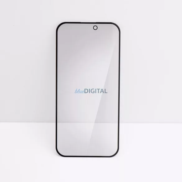 Forcell Privacy Glass sticlă temperată cu margine neagră pentru iPhone 15 Pro