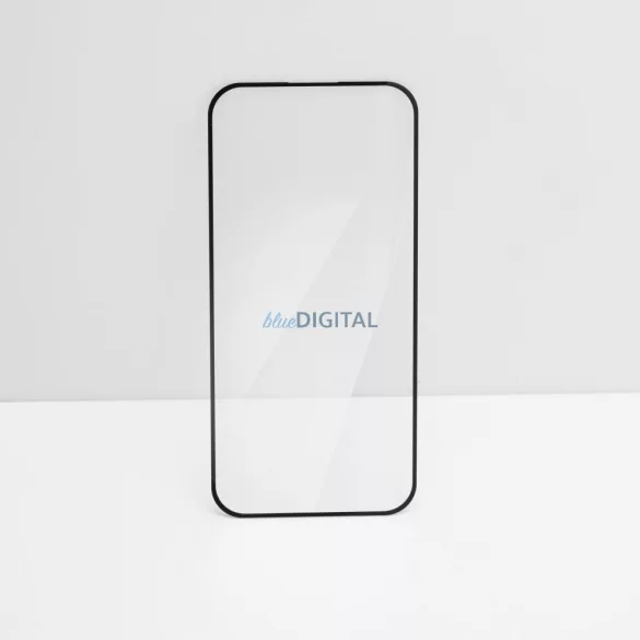 Forcell Ultra Clear Glass sticlă temperată cu finisaj negru pentru iPhone 16 Plus