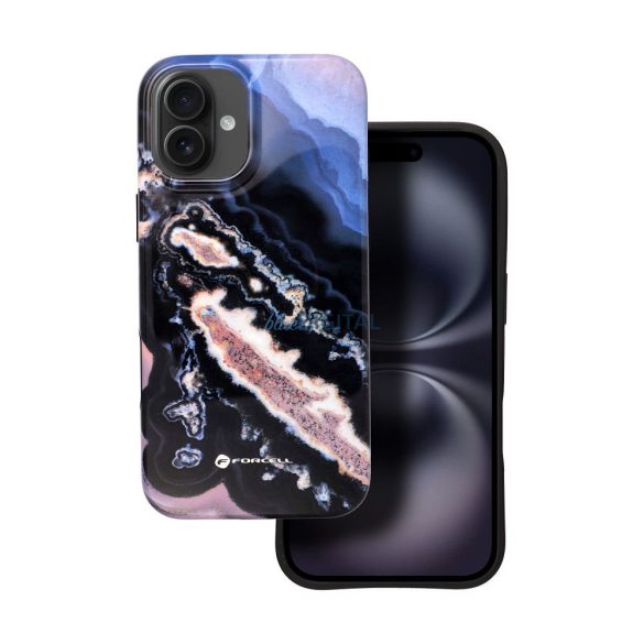 HUSĂ! - FORCELL F-PROTECT Mirage, carcasă militară testată la cădere compatibilă cu MagSafe pentru IPHONE 16 PLUS gold island