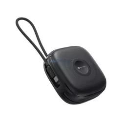   Forcell F10K5 F-Energy powerbank cu inducție cu conexiune 1xUSB-C, built-in Type-C și cablu Lightning 10000mAh 3A PD QC3.0 - negru