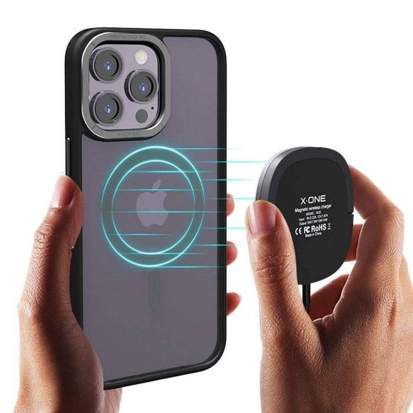 Husă magnetică X-ONE Dropguard Air (compatibilă MagSafe) - pentru Apple iPhone 16 Pro Max negru