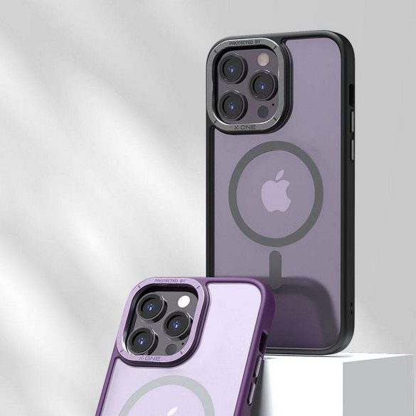 Husă magnetică X-ONE Dropguard Air (compatibilă MagSafe) - pentru Apple iPhone 16 Pro Max negru