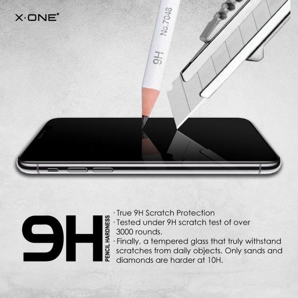 X-ONE Full Cover Extra Strong Matte - pentru iPhone 16 Pro Max sticla securizata 9H