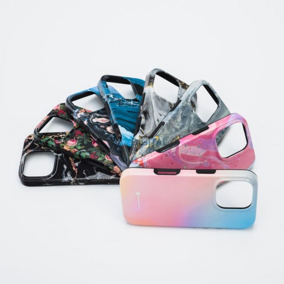 HUSĂ! - FORCELL F-PROTECT Mirage, carcasă militară testată la cădere compatibilă cu MagSafe pentru IPHONE 16 PLUS pink marble