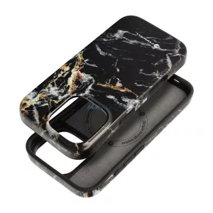HUSĂ! - FORCELL F-PROTECT Mirage, carcasă militară testată la cădere compatibilă cu MagSafe pentru IPHONE 16 PRO black marble