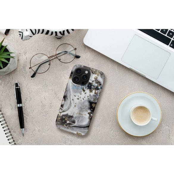 HUSĂ! - FORCELL F-PROTECT Mirage, carcasă militară testată la cădere compatibilă cu MagSafe pentru IPHONE 16 PLUS Silver Fog