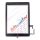 MUSTTBY ecran tactil + bandă adezivă + buton home iPad 5 - negru MUSTTBY ecran tactil + bandă adezivă + buton home iPad 5 - negru