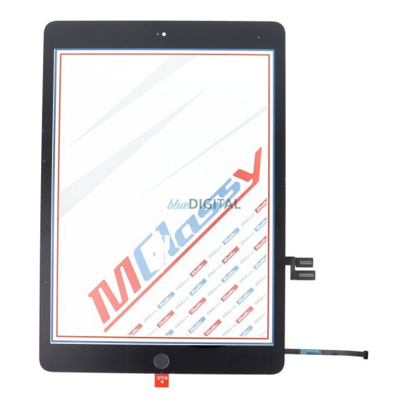 MUSTTBY ecran tactil + bandă adezivă + buton home iPad 7 - negru