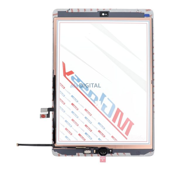 MUSTTBY ecran tactil + bandă adezivă + buton home iPad 7 - alb