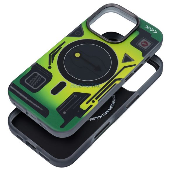 Carcasă compatibilă Forcell F-Protect MagSafe pentru iPhone 16 - model verde
