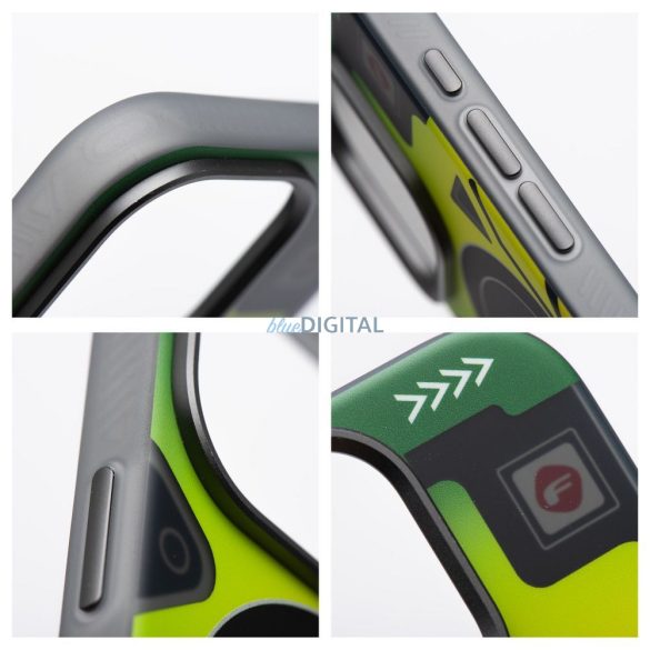Carcasă compatibilă Forcell F-Protect MagSafe pentru iPhone 16 - model verde