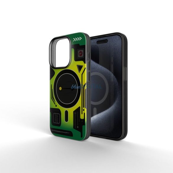 Carcasă compatibilă Forcell F-Protect MagSafe pentru iPhone 16 - model verde