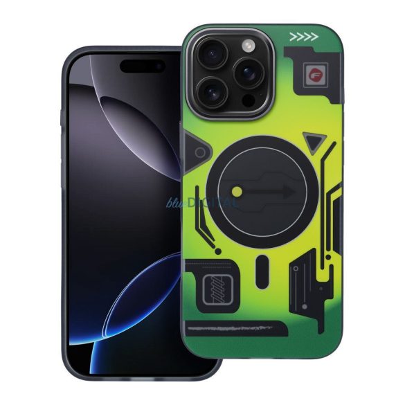 Carcasă compatibilă Forcell F-Protect MagSafe pentru iPhone 16 Pro Max - model verde