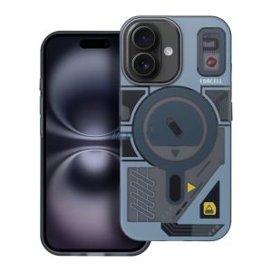 Carcasă compatibilă Forcell F-Protect MagSafe pentru iPhone 16 - model gri