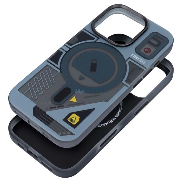 Carcasă compatibilă Forcell F-Protect MagSafe pentru iPhone 16 Plus - model gri