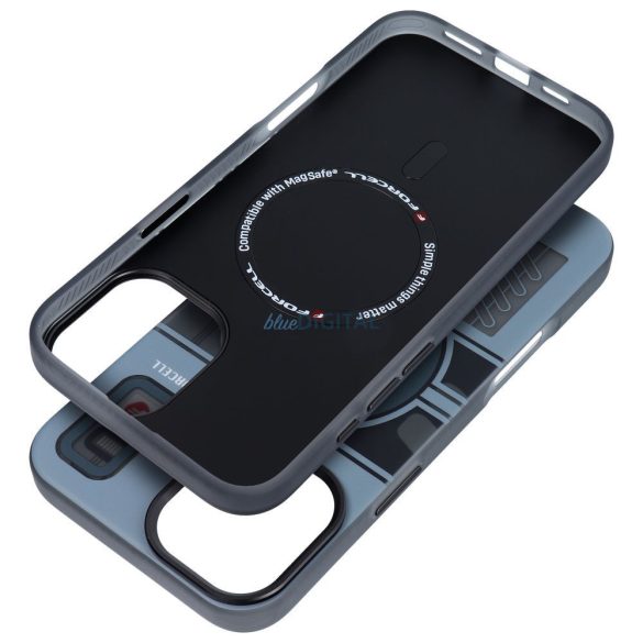 Carcasă compatibilă Forcell F-Protect MagSafe pentru iPhone 16 Plus - model gri