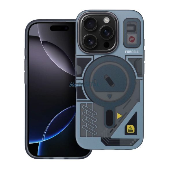 Carcasă compatibilă Forcell F-Protect MagSafe pentru iPhone 16 Pro Max - model gri