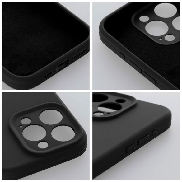 Husa SILICON 2mm pentru IPHONE 16 Pro Max neagra