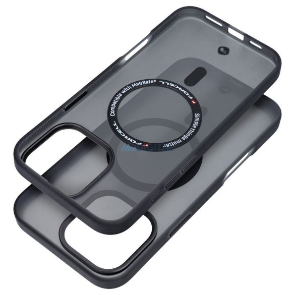 Carcasă compatibilă Forcell F-Protect MagSafe pentru iPhone 16 Pro Max - negru transparent
