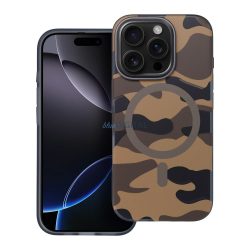   HUSĂ! - Carcasă compatibilă Forcell F-Protect MagSafe pentru iPhone 16 Plus - maro camuflaj