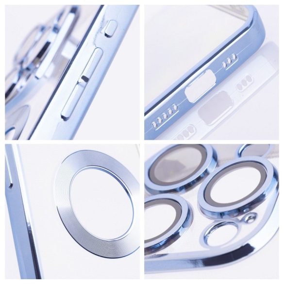 Husa GLAM pentru IPHONE 16 Pro Max albastra