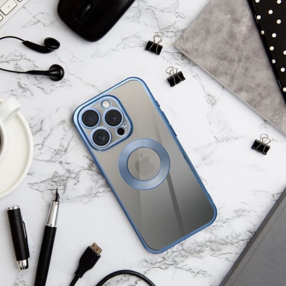 Husa GLAM pentru IPHONE 16 Pro Max albastra