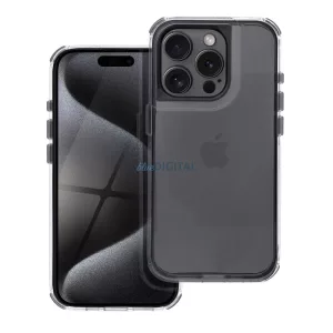 HUSĂ! - Carcasă MATRIX CLEAR pentru iPhone 16 Pro - negru
